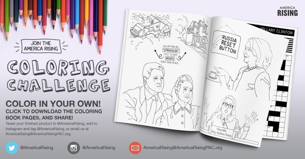 Clinton coloring book instructions